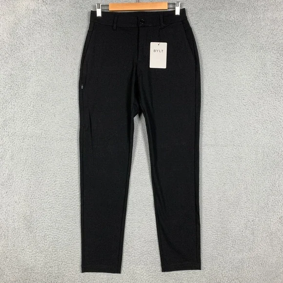 BYLT Everyday Pant 2.0 Men's 30 x 30 Black Slim Fit Elite+ Wrinkle Free NWT $128